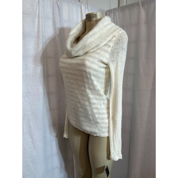 Anthropologie Moth Cowl Neck Double Layer Sweater Alpaca Wool Blend Size S #1438 - Picture 3 of 16